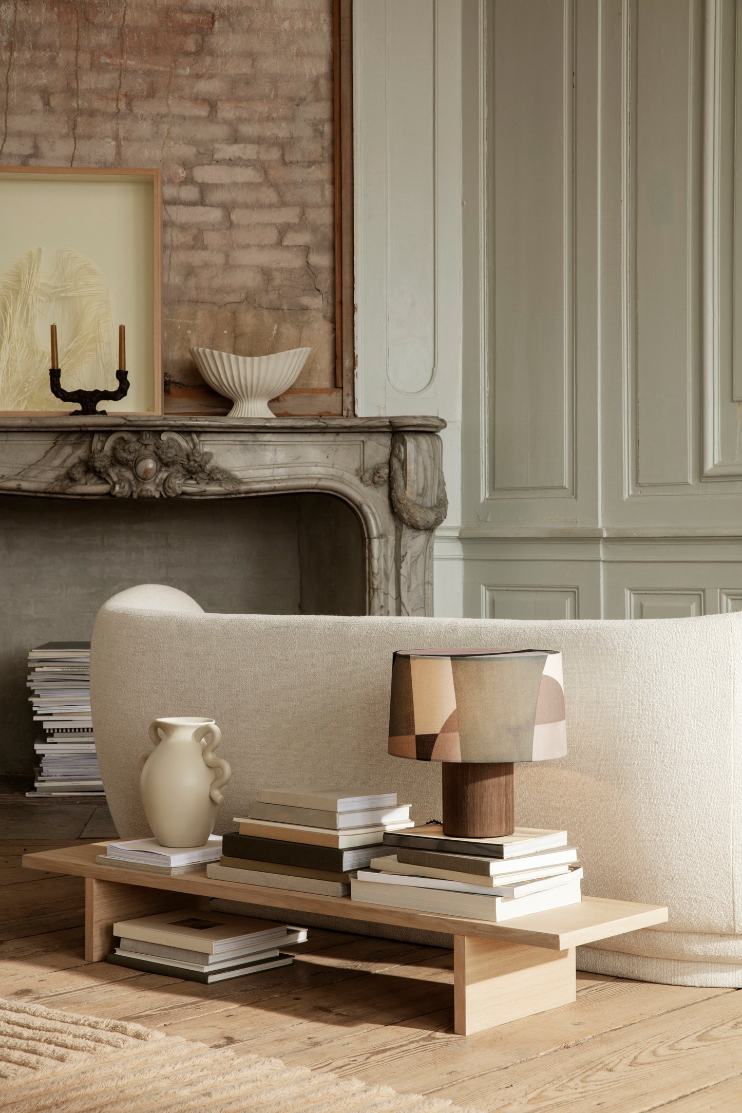 Ferm Living Verso maljakko kermanvalkoinen