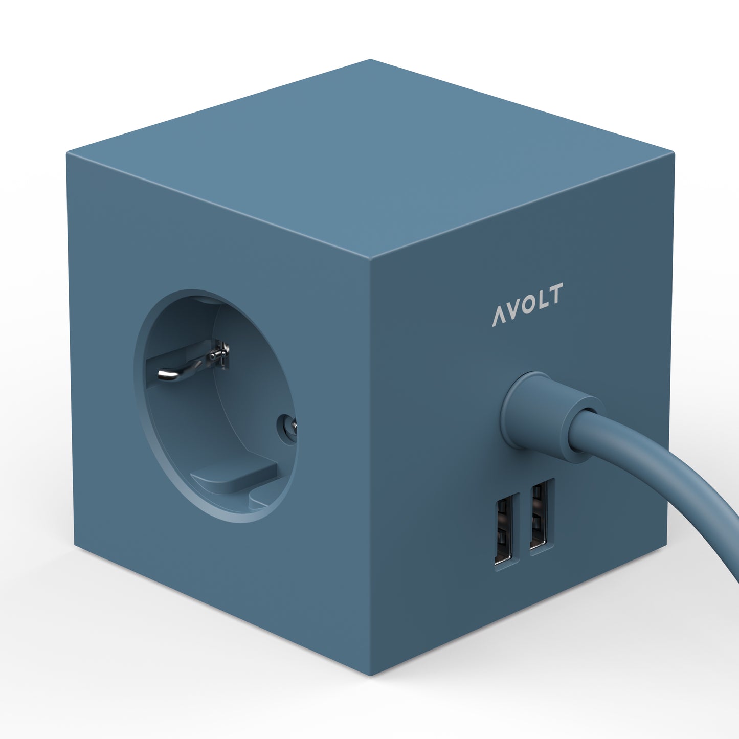 Avolt Square 1 USB jatkojohto sininen