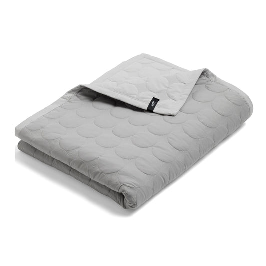 HAY Mega Dot päiväpeitto 235x245 vaaleanharmaa