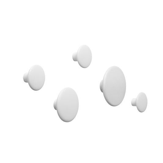 Muuto Dots ripustin 5 kpl valkoinen