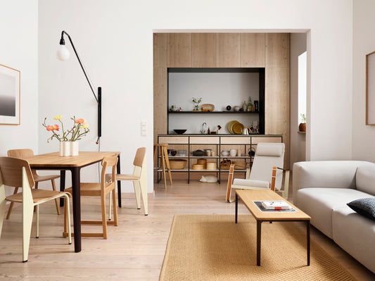Vitra Standard tuoli tammi/luonnonvalkoinen