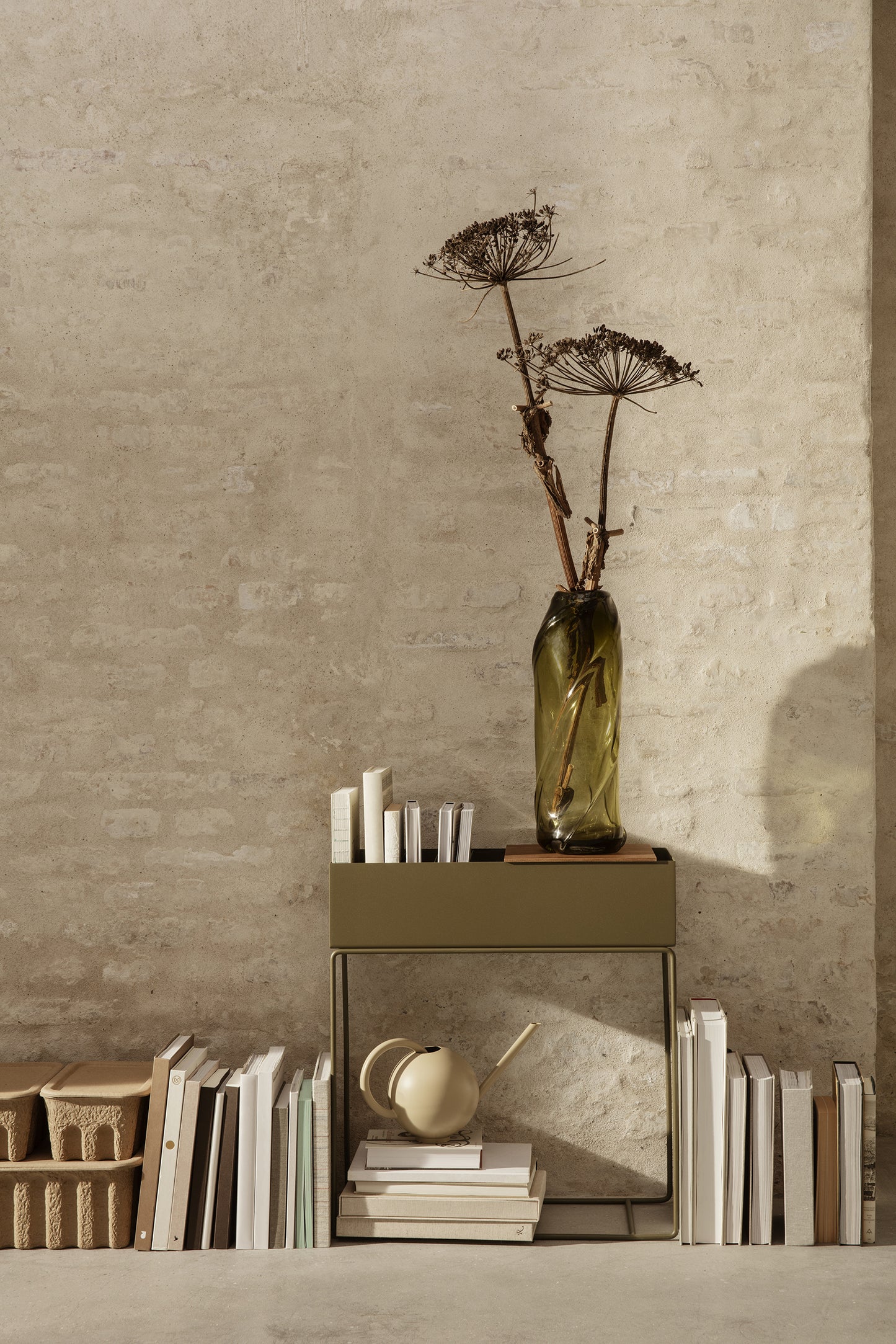 Ferm Living Plant box oliivinvihreä