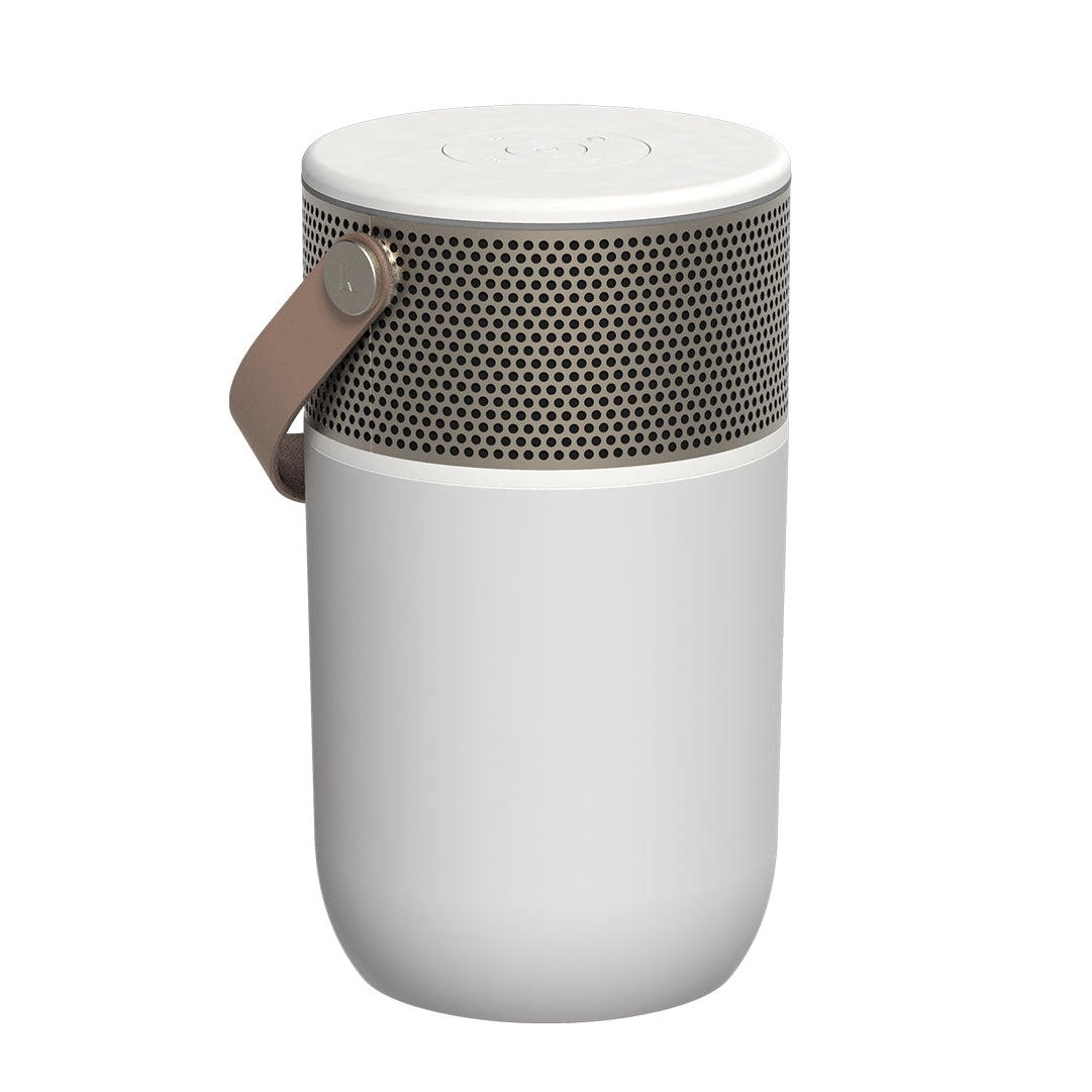 KREAFUNK aGLOW Bluetooth-kaiutin valkoinen/kulta