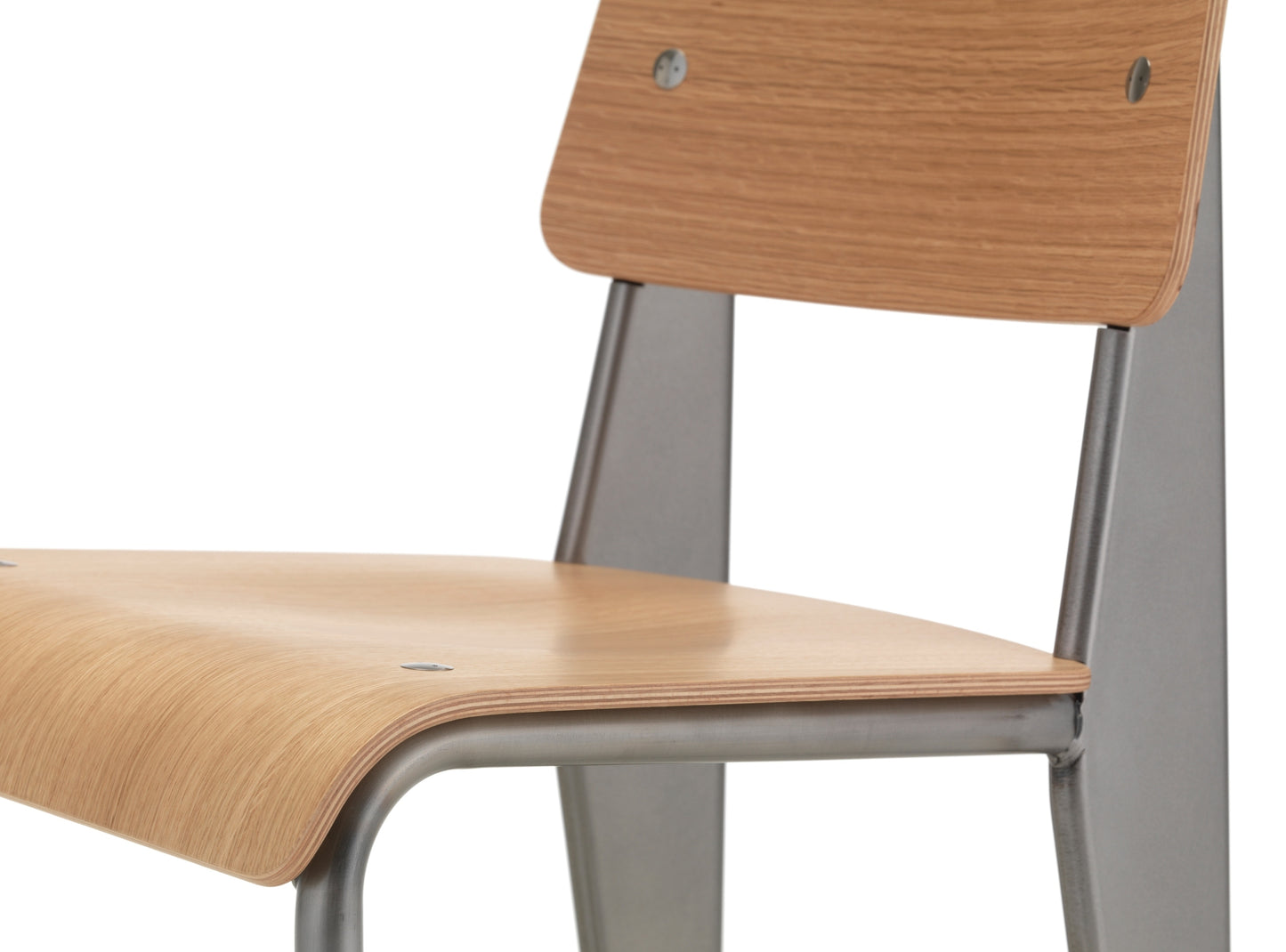 Vitra Standard tuoli tammi/teräs