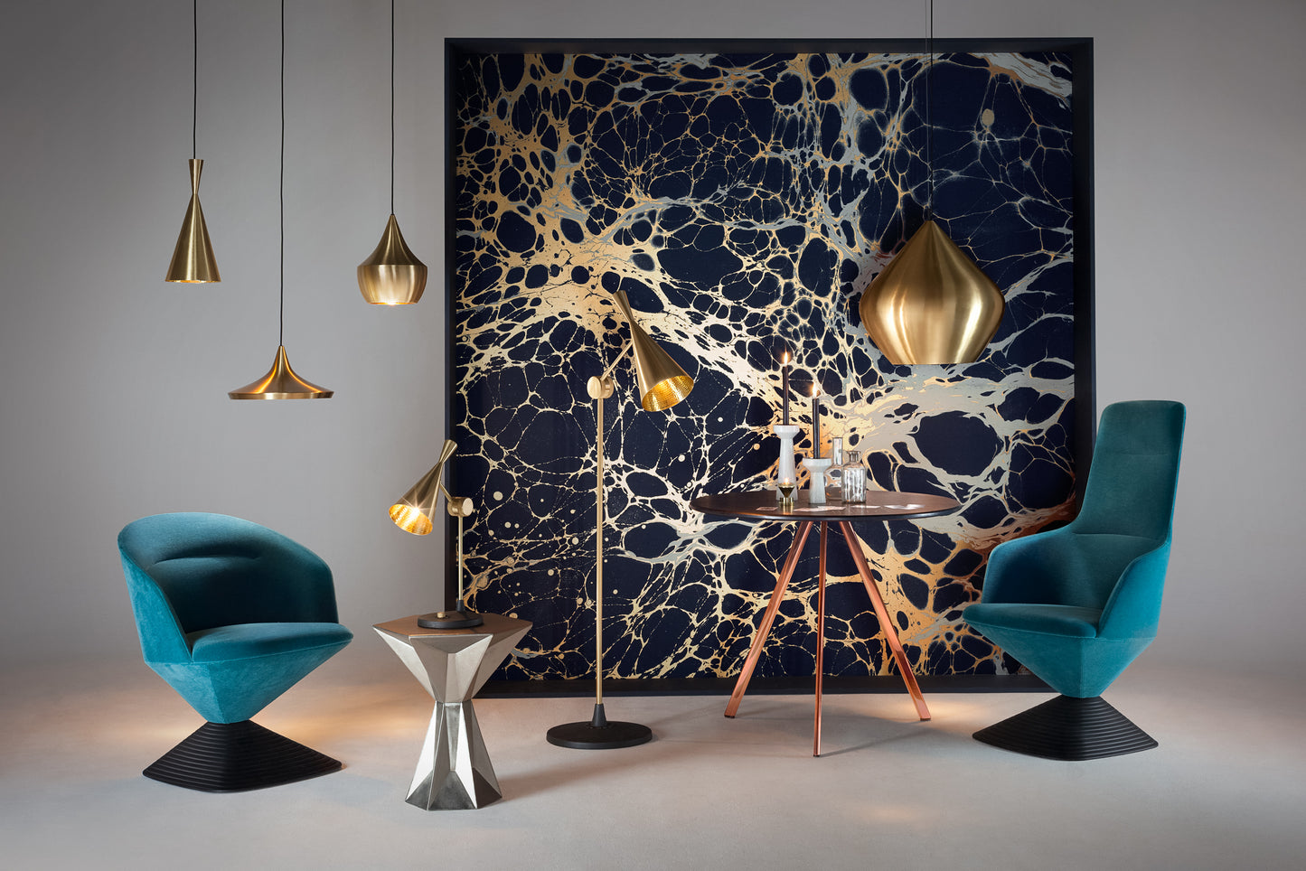 Tom Dixon Beat Light Fat valaisin messinki