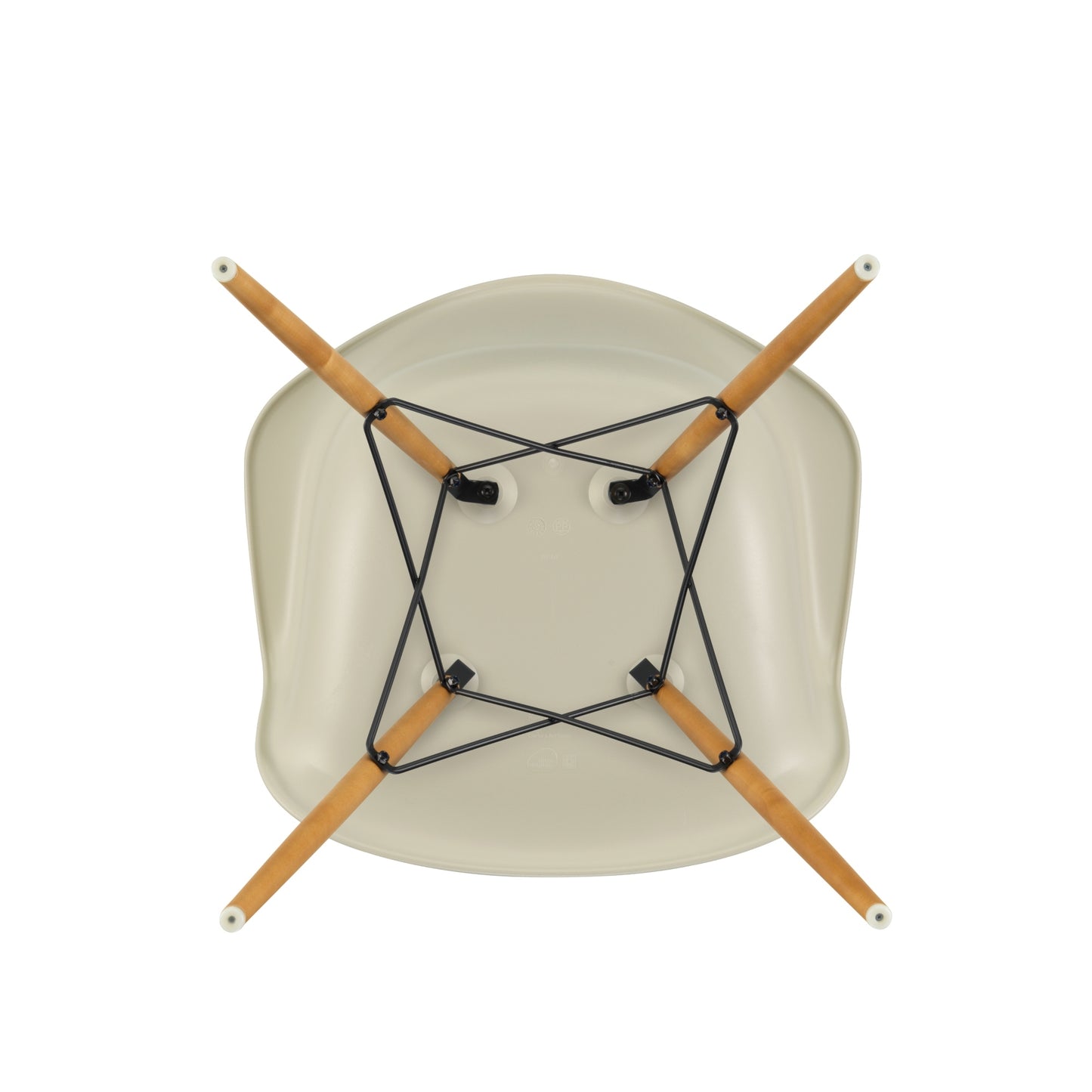 Vitra Eames DAW tuoli luonnonvalkoinen/vaahtera