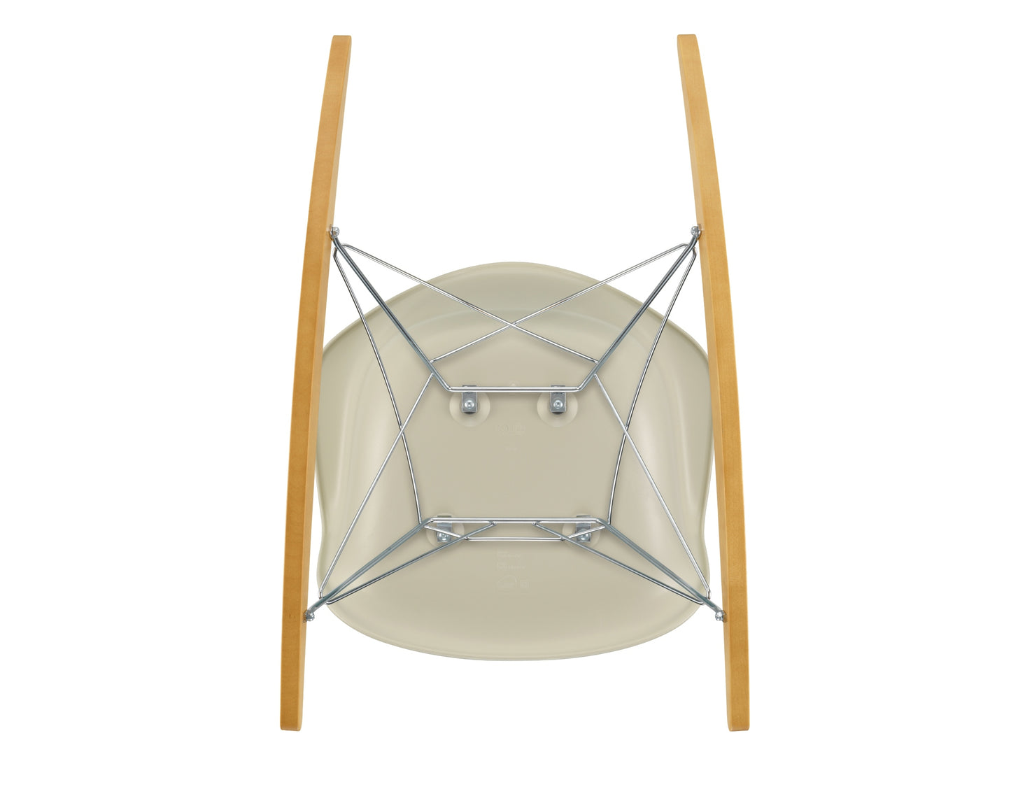Vitra Eames RAR keinutuoli luonnonvalkoinen/vaahtera