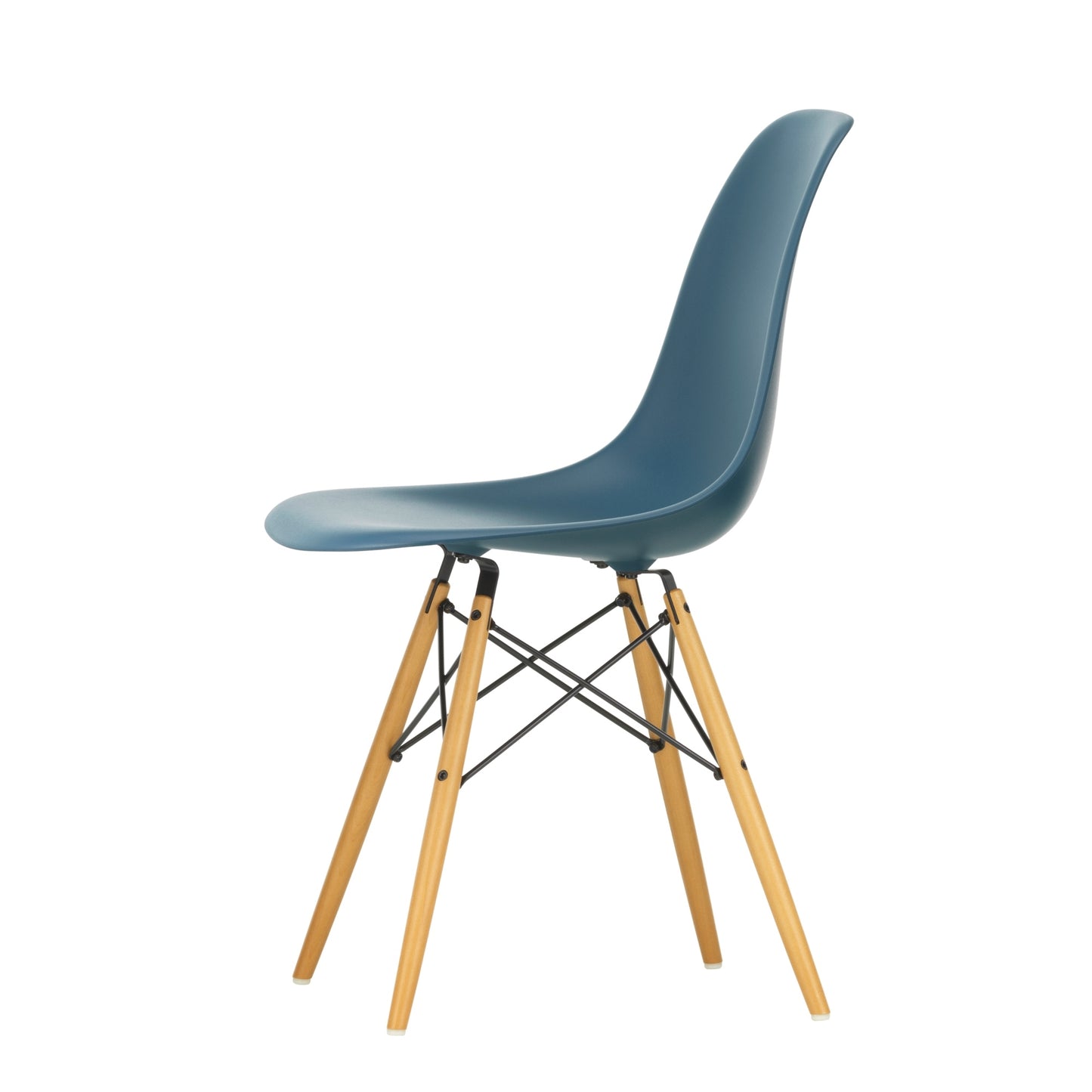 Vitra Eames DSW tuoli sininen/vaahtera