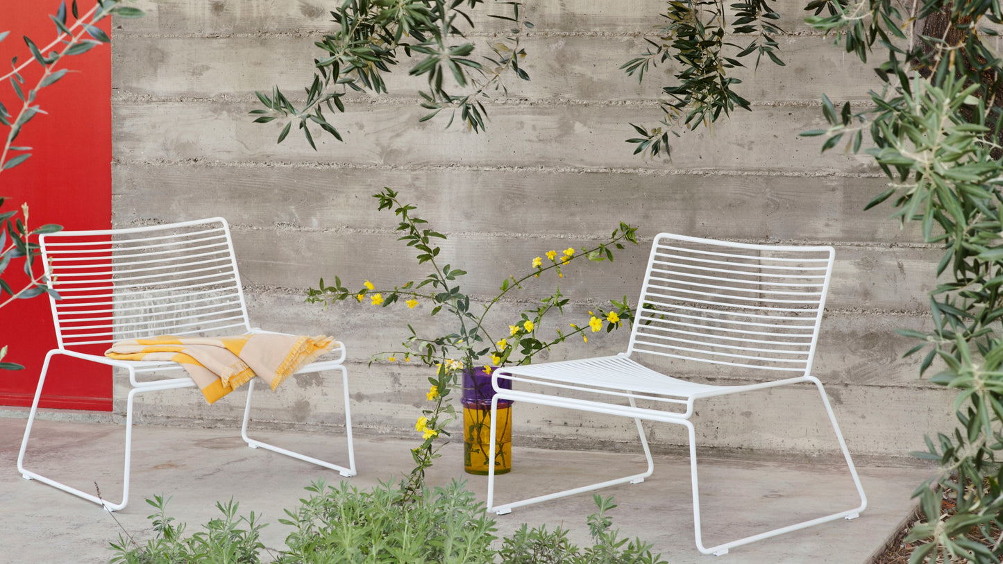 HAY Hee Lounge Chair valkoinen