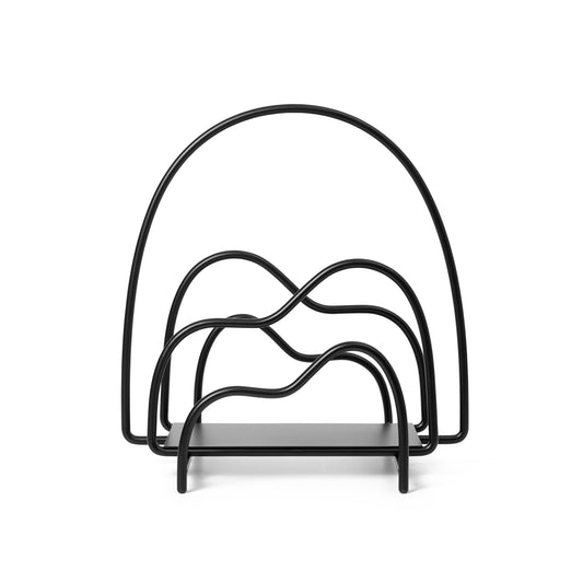 Ferm Living Lithos lehtiteline musta