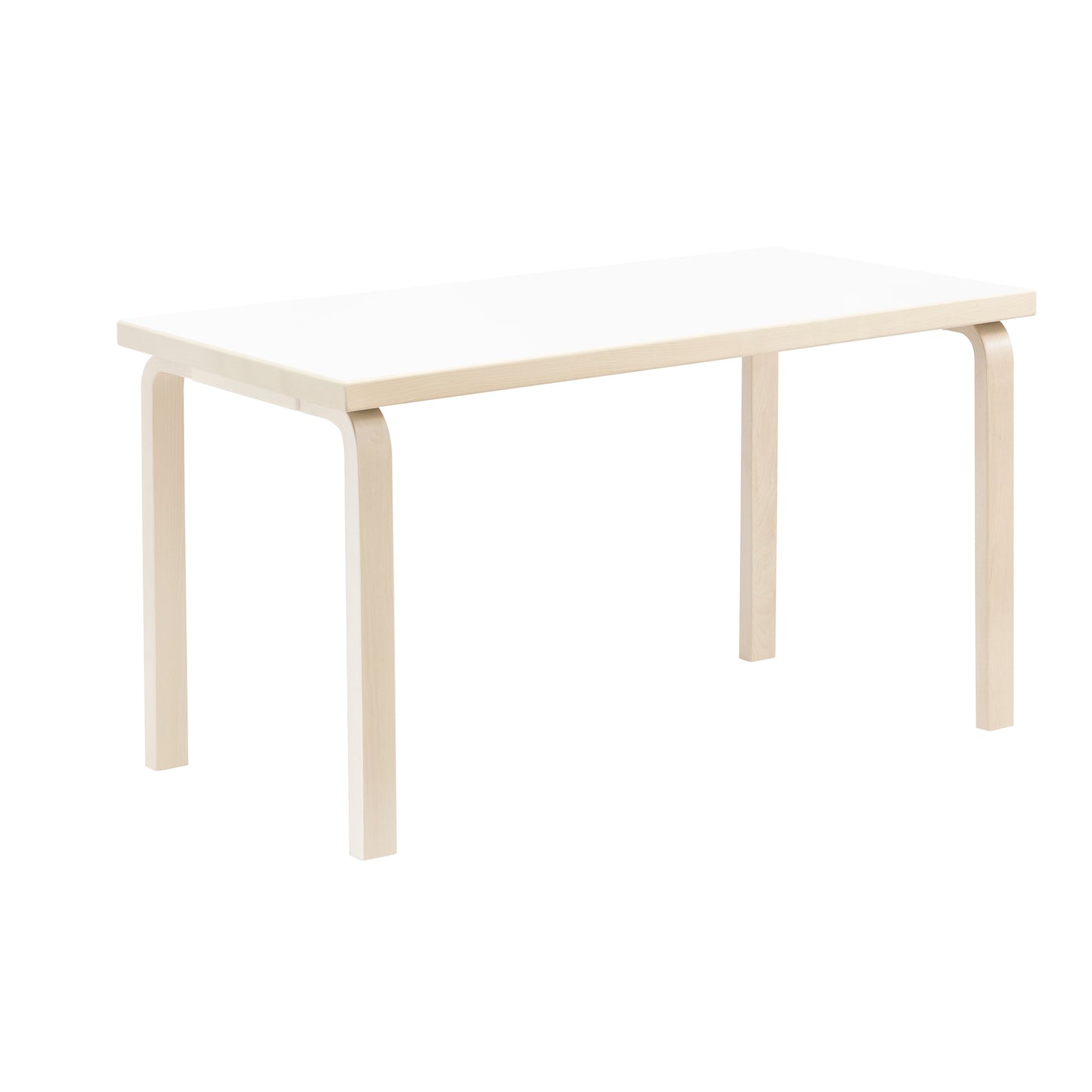 Artek 80A pöytä matala, valkoinen laminaatti