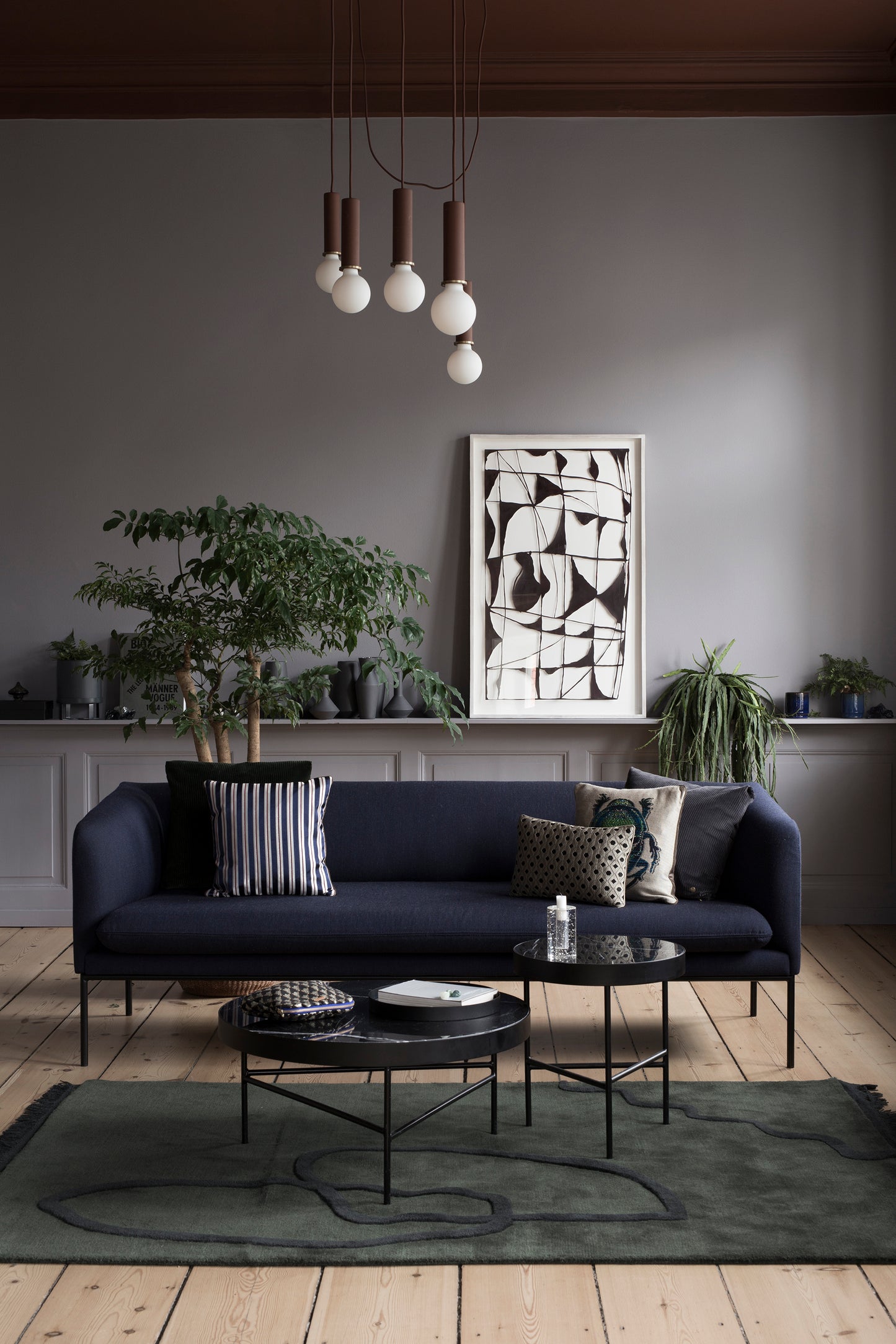 Ferm Living Marble M sivupöytä valkoinen marmori