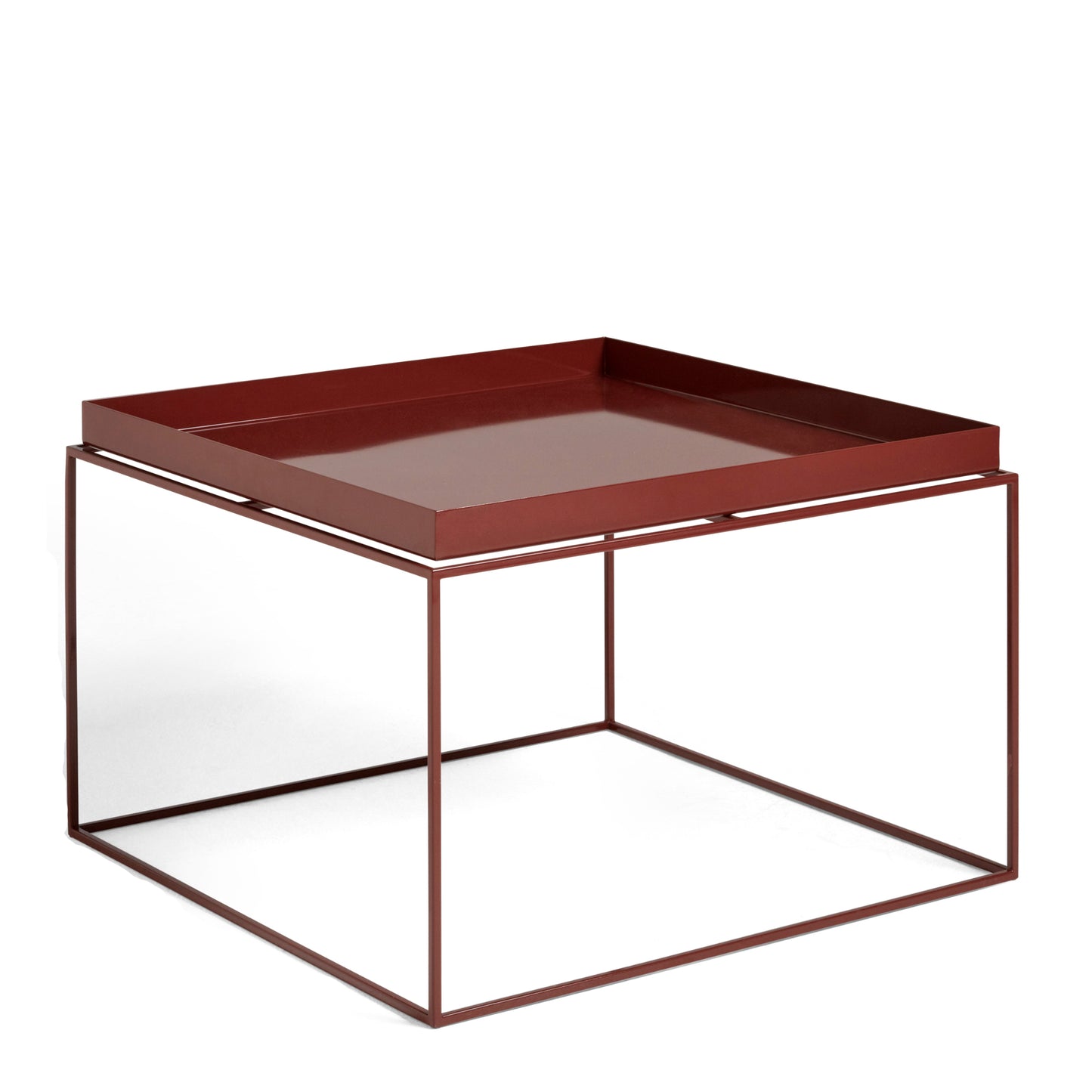 HAY Tray pöytä 60x60 suklaanruskea