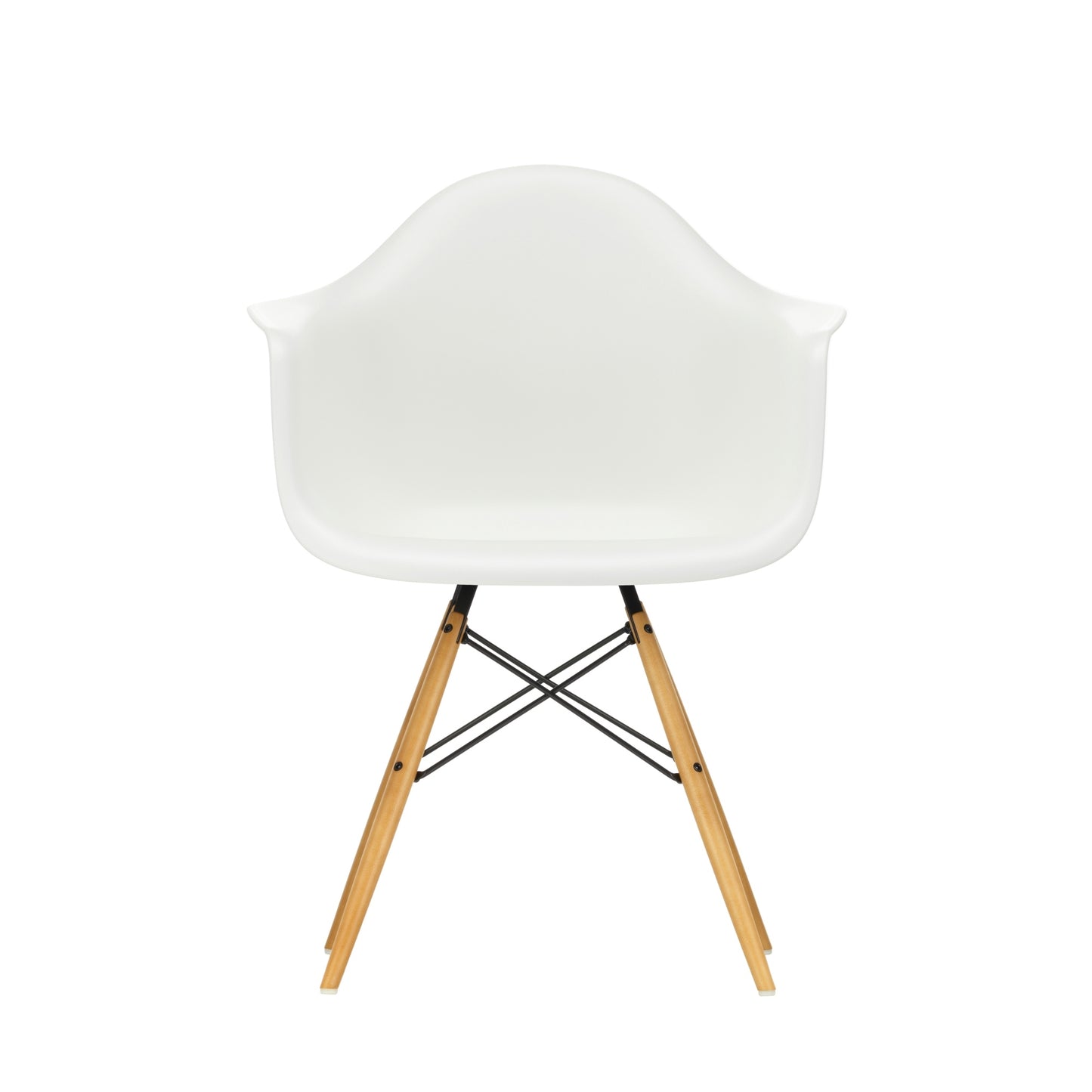 Vitra Eames DAW tuoli valkoinen/vaahtera