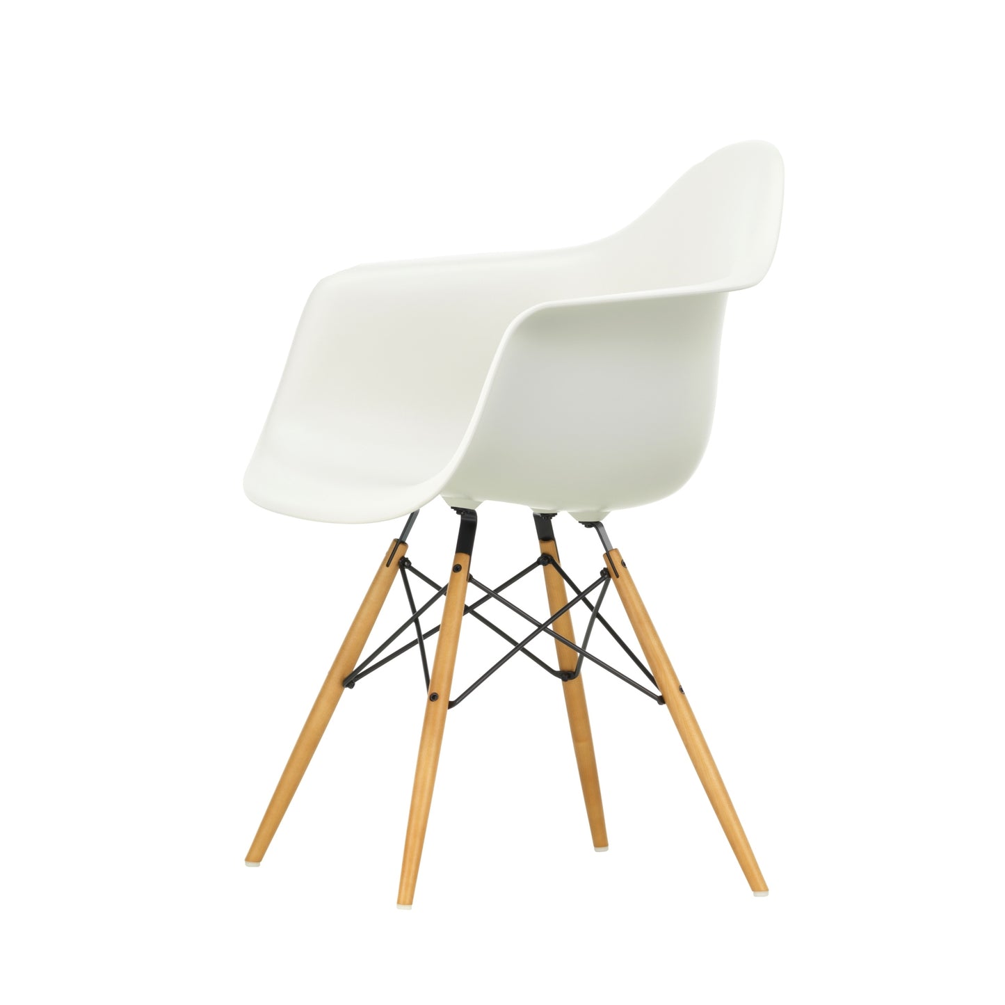 Vitra Eames DAW tuoli valkoinen/vaahtera