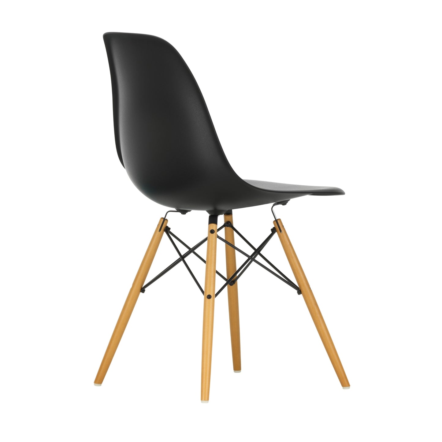 Vitra Eames DSW tuoli musta/vaahtera