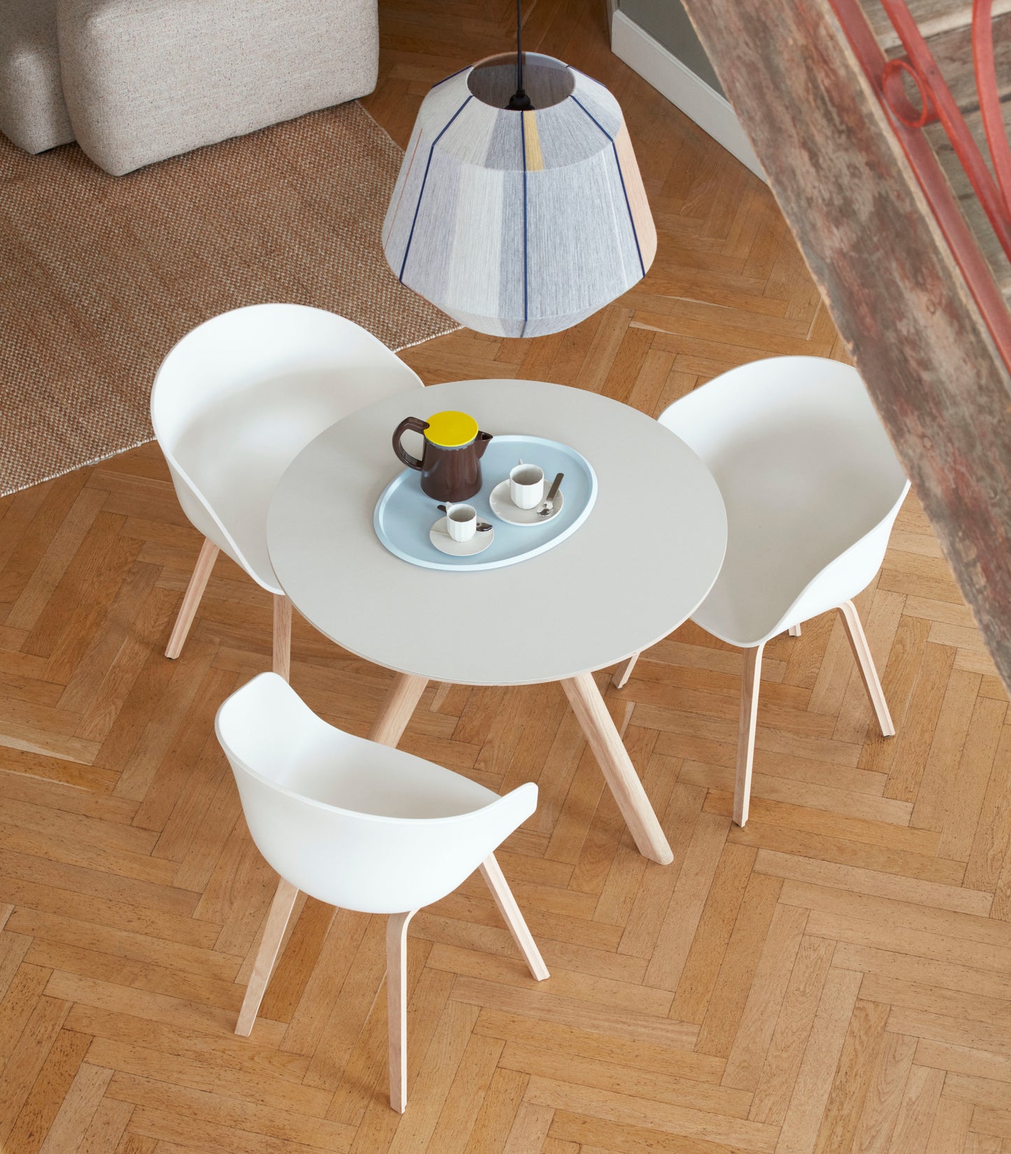 HAY About a Chair AAC22 valkoinen/tammi