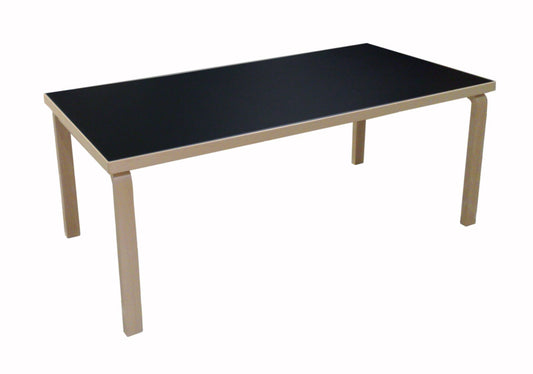 Artek 86 pöytä musta linoleum
