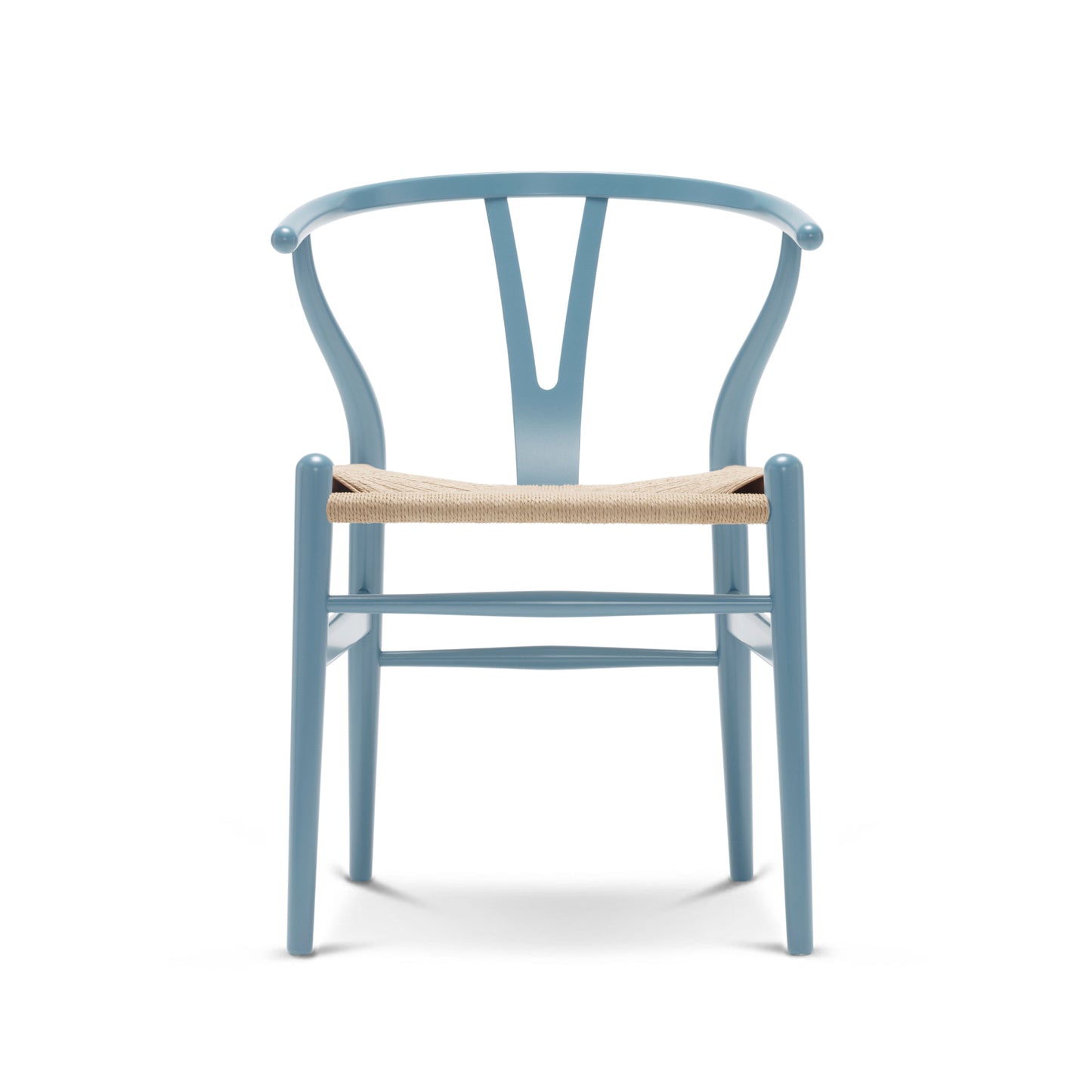 Carl Hansen & Søn CH24 Wishbone teräksensininen pyökki/luonnonväri