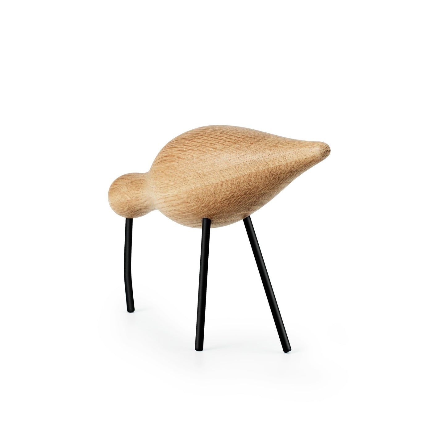 Normann Copenhagen Shorebird L tammi/musta metalli