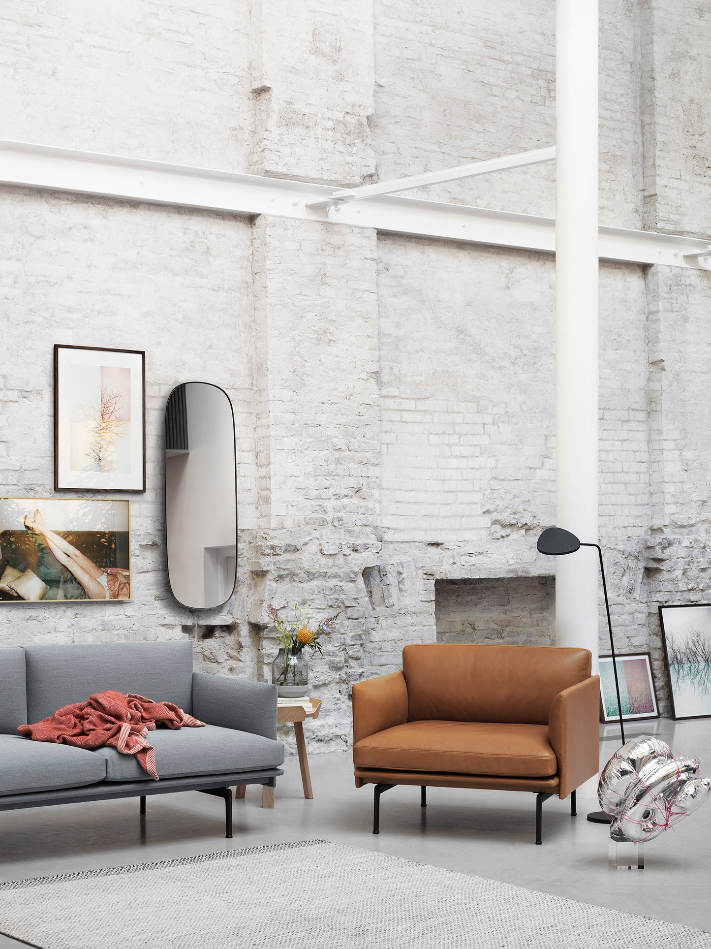 Muuto Outline 220cm sohva Remix 163