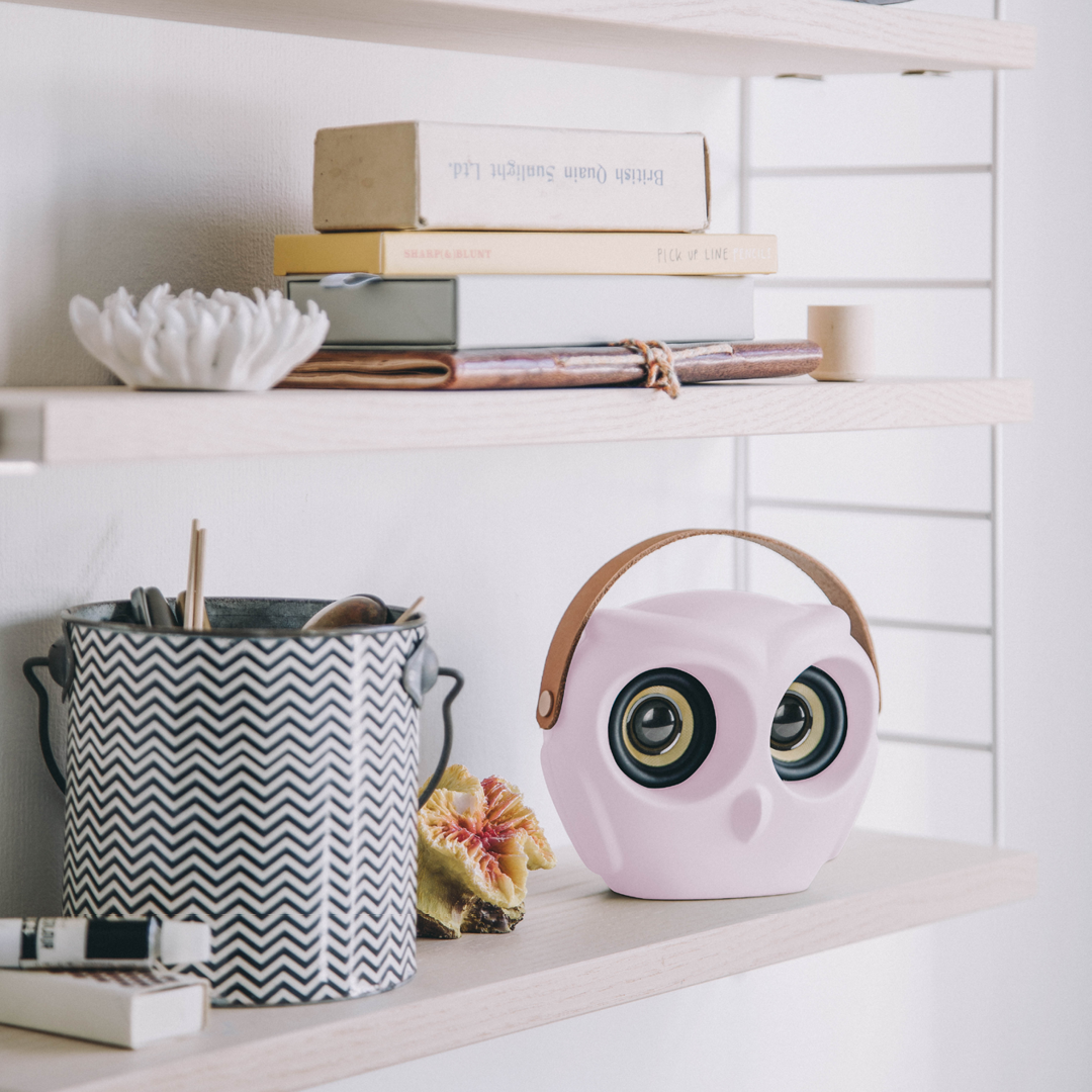 KREAFUNK aOWL Bluetooth-kaiutin vaaleanpunainen