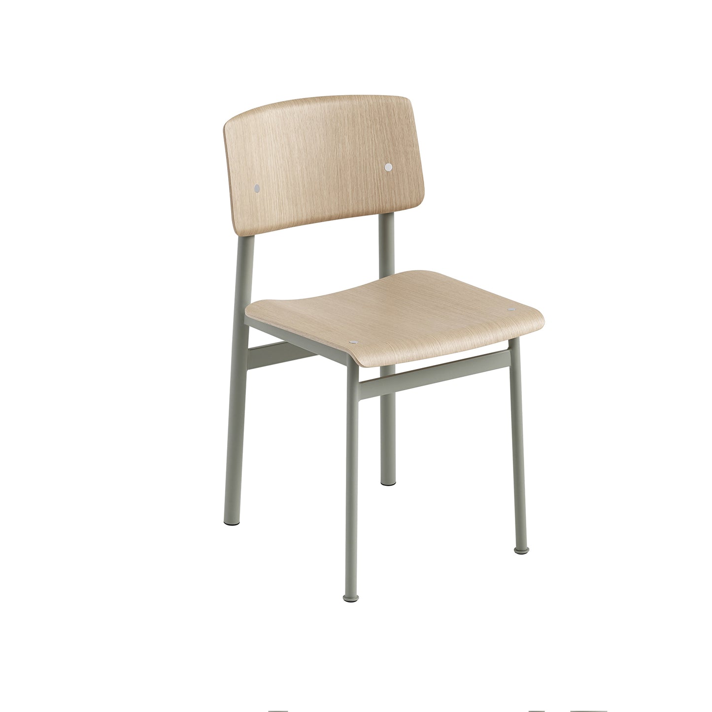Muuto Loft tuoli tammi/vihreä (PU-lakattu)