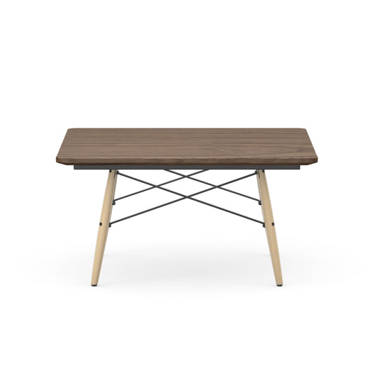 Vitra Eames sohvapöytä 76x76 saarni/pähkinä