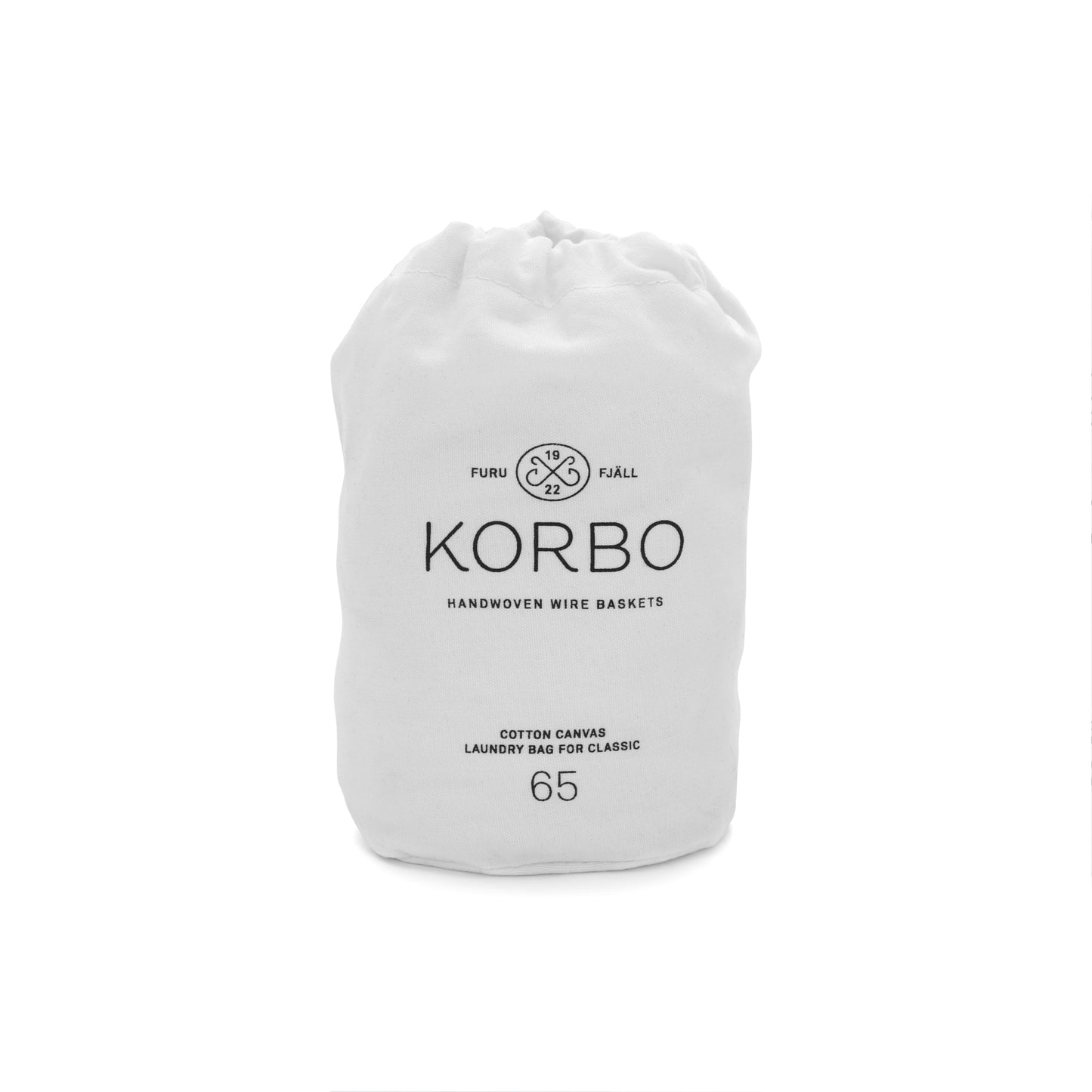 Korbo Pyykkipussi 65 valkoinen