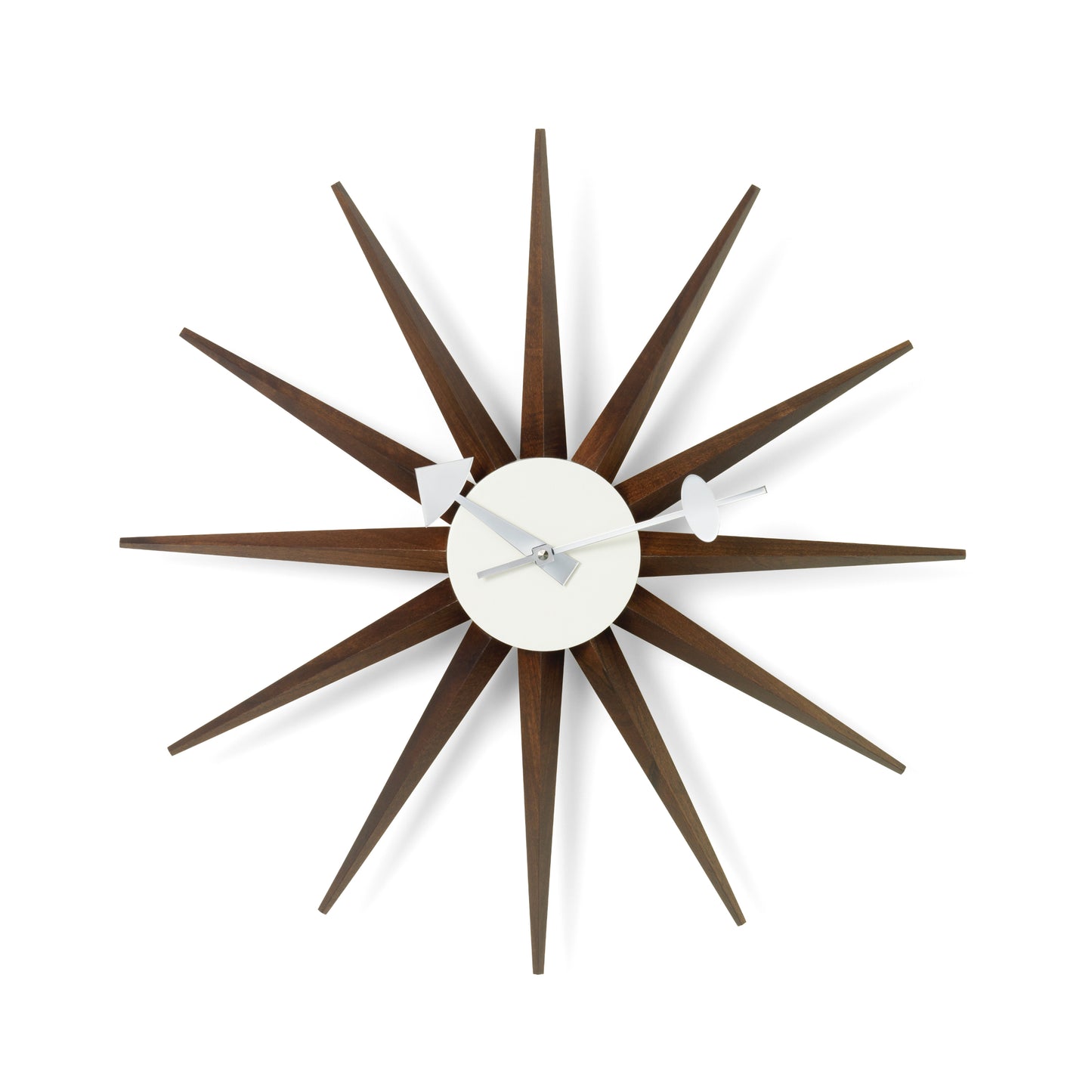Vitra Nelson Sunburst kello pähkinä