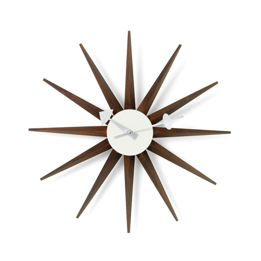 Vitra Nelson Sunburst kello pähkinä
