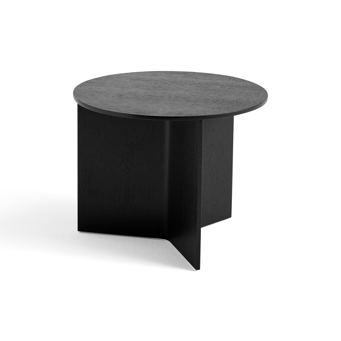HAY Slit Wood pöytä Ø45 musta tammi
