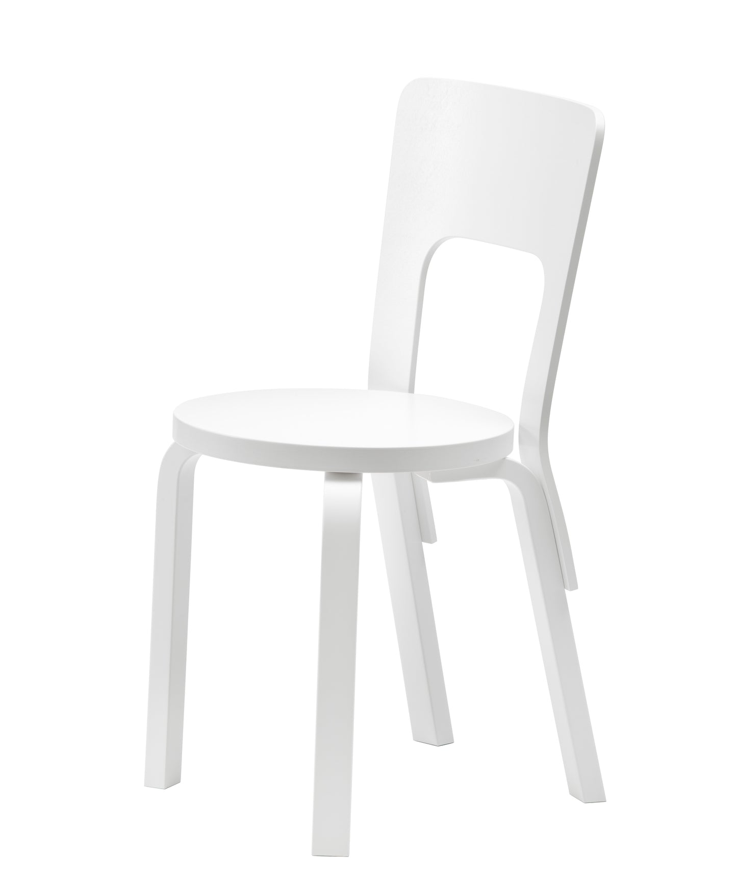 Artek 66 tuoli maalattu valkoinen