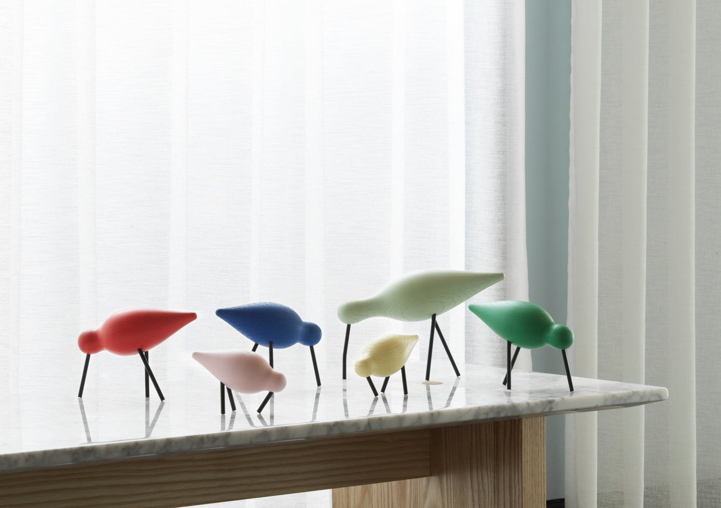 Normann Copenhagen Shorebird L vihreä/musta
