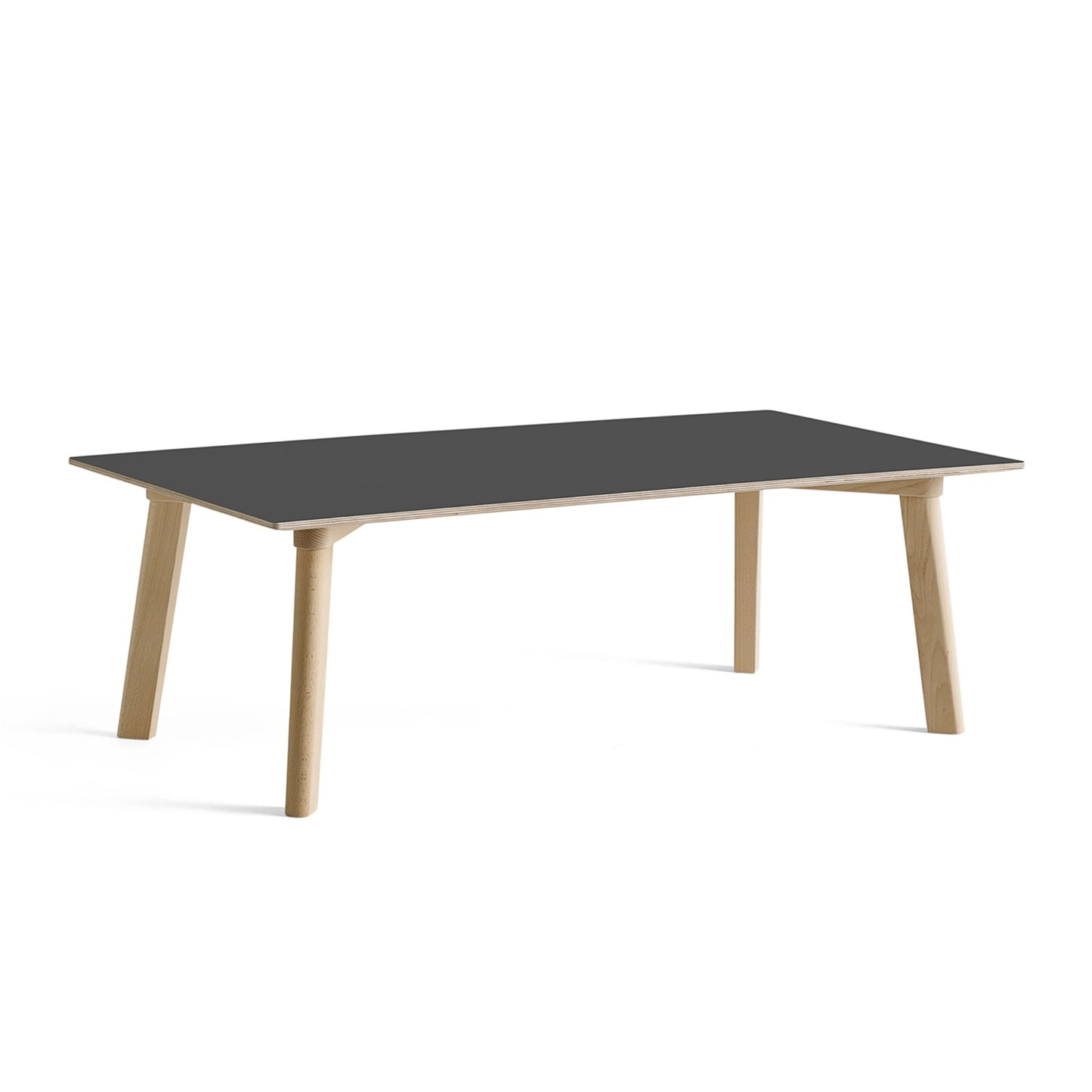 HAY CPH Deux 250 sohvapöytä 120x60 harmaa laminaatti/pyökki