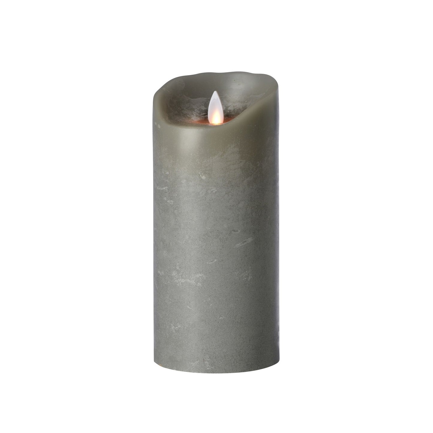 Sompex Flame LED-kynttilä keskikoko harmaa