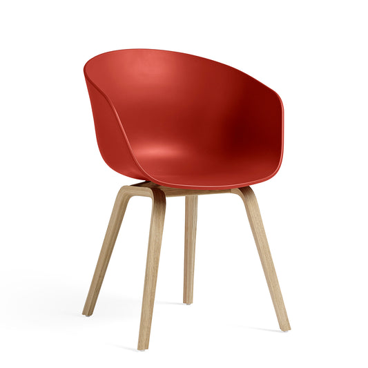 HAY About a Chair AAC22 punainen/tammi