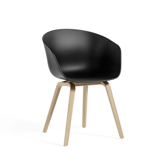 HAY About a Chair AAC22 musta/tammi