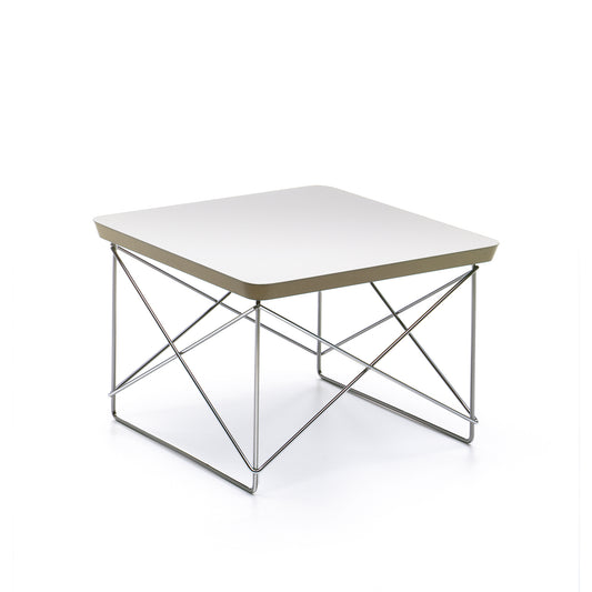 Vitra Eames LTR Occasional pöytä valkoinen/kromi