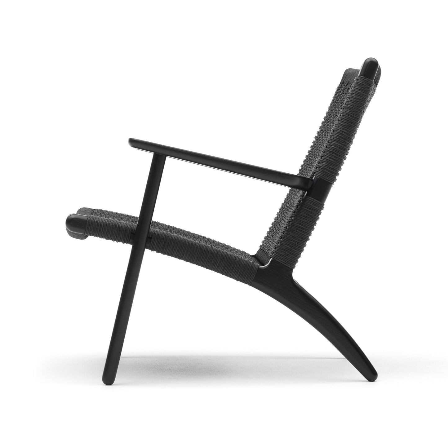 Carl Hansen & Søn CH25 lepotuoli musta/musta
