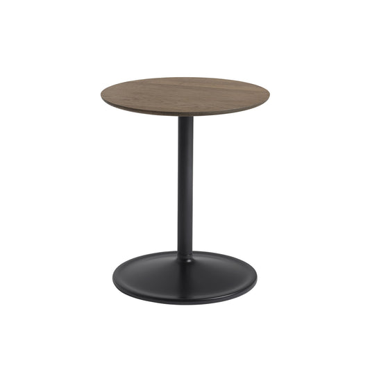 Muuto Soft sivupöytä Ø41 korkea tumma tammi/musta