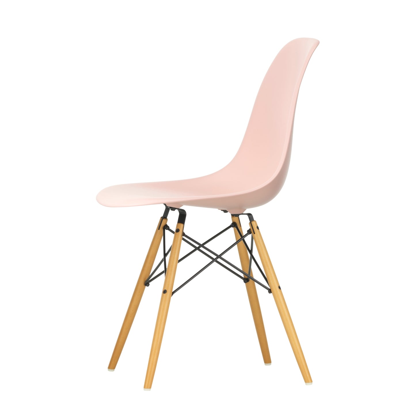 Vitra Eames DSW tuoli roosa/vaahtera