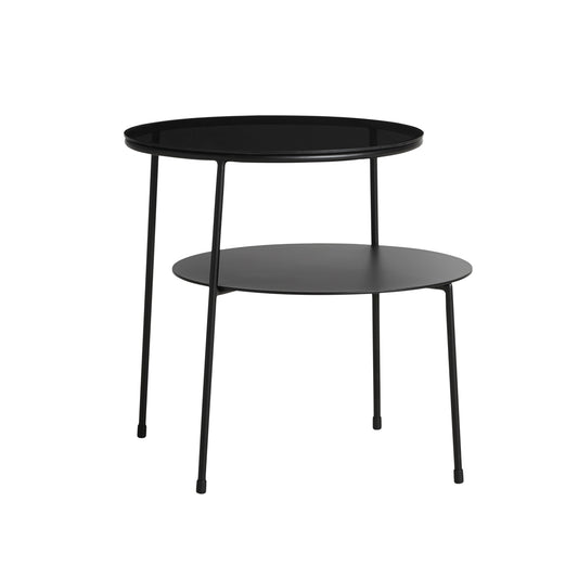 WOUD Duo 2.0 sivupöytä musta