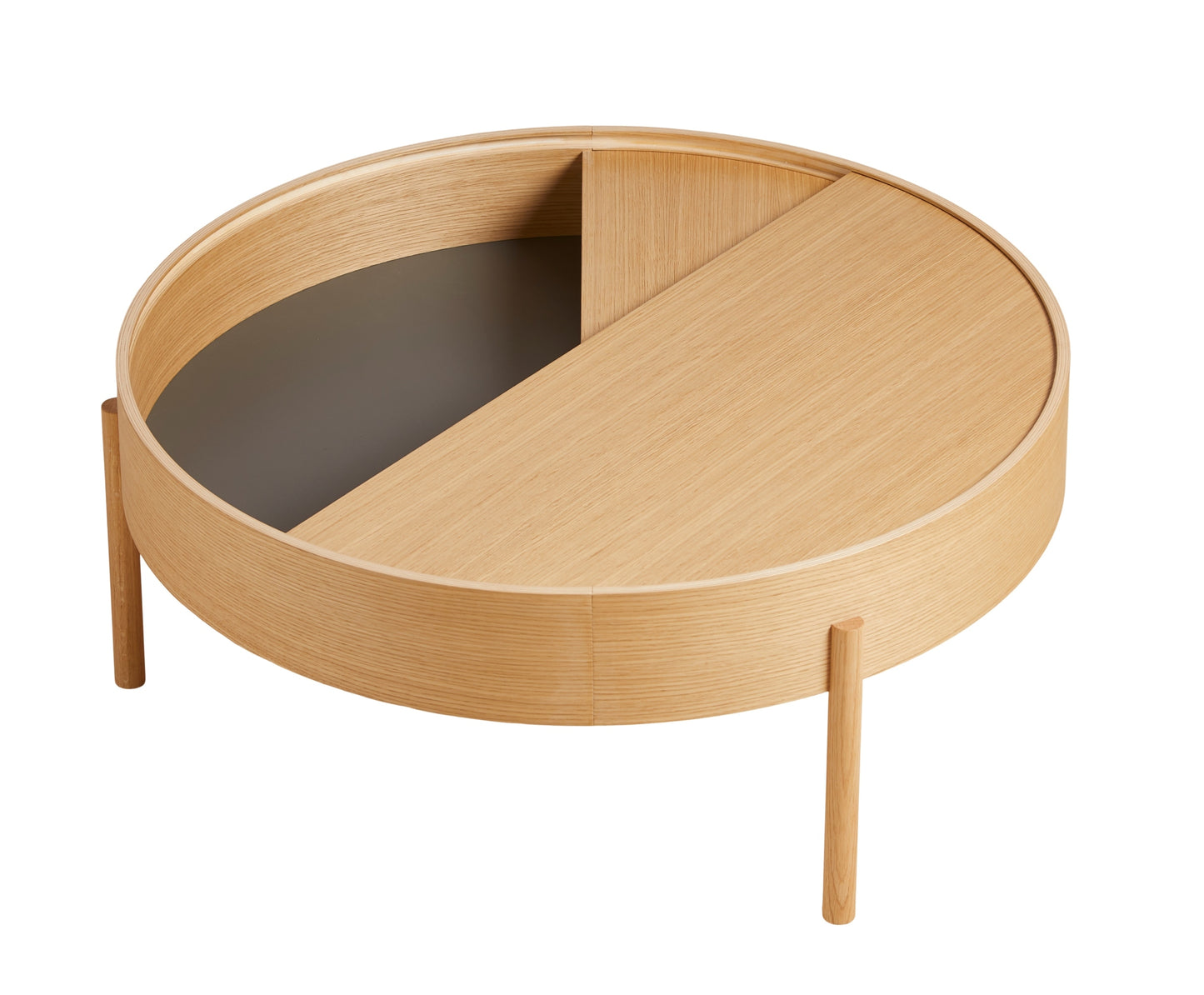 WOUD Arc sohvapöytä 89cm öljytty tammi