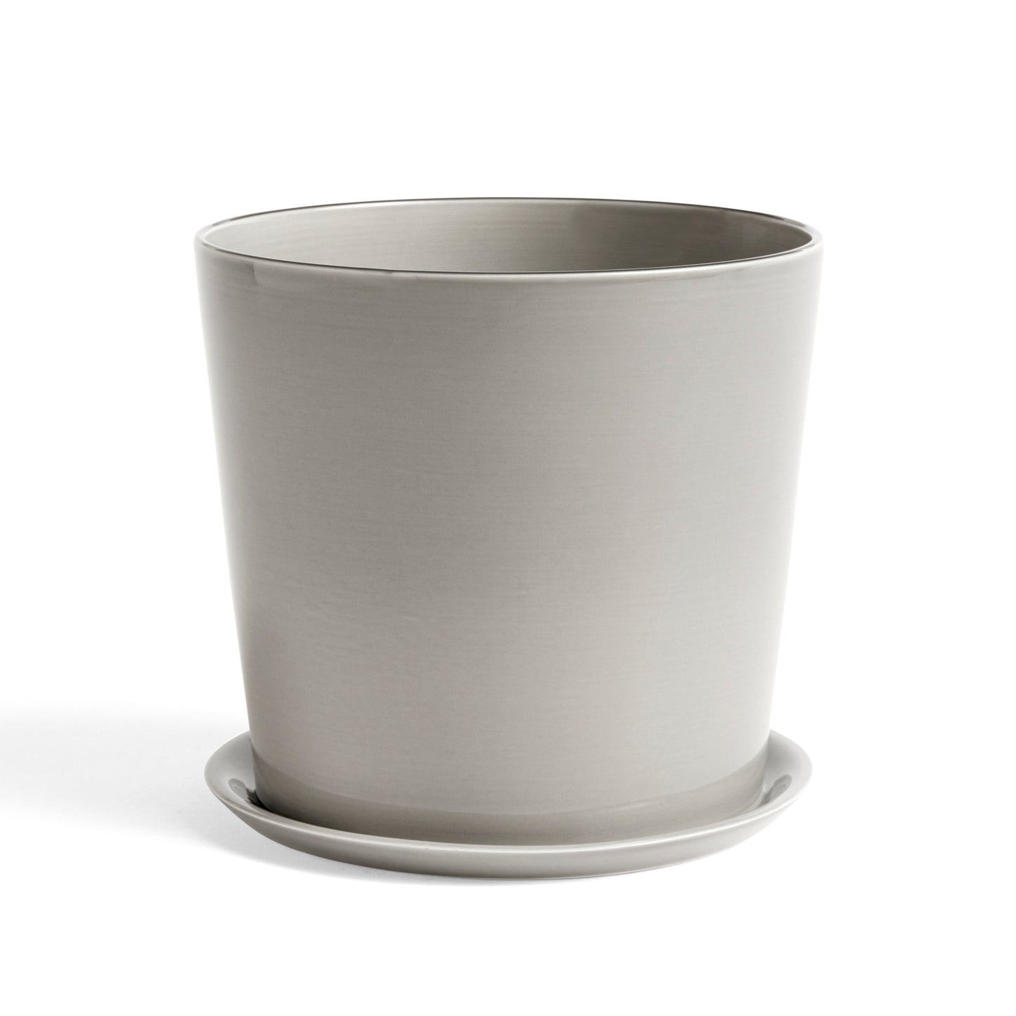 HAY Botanical XL ruukku+lautanen vaaleanharmaa