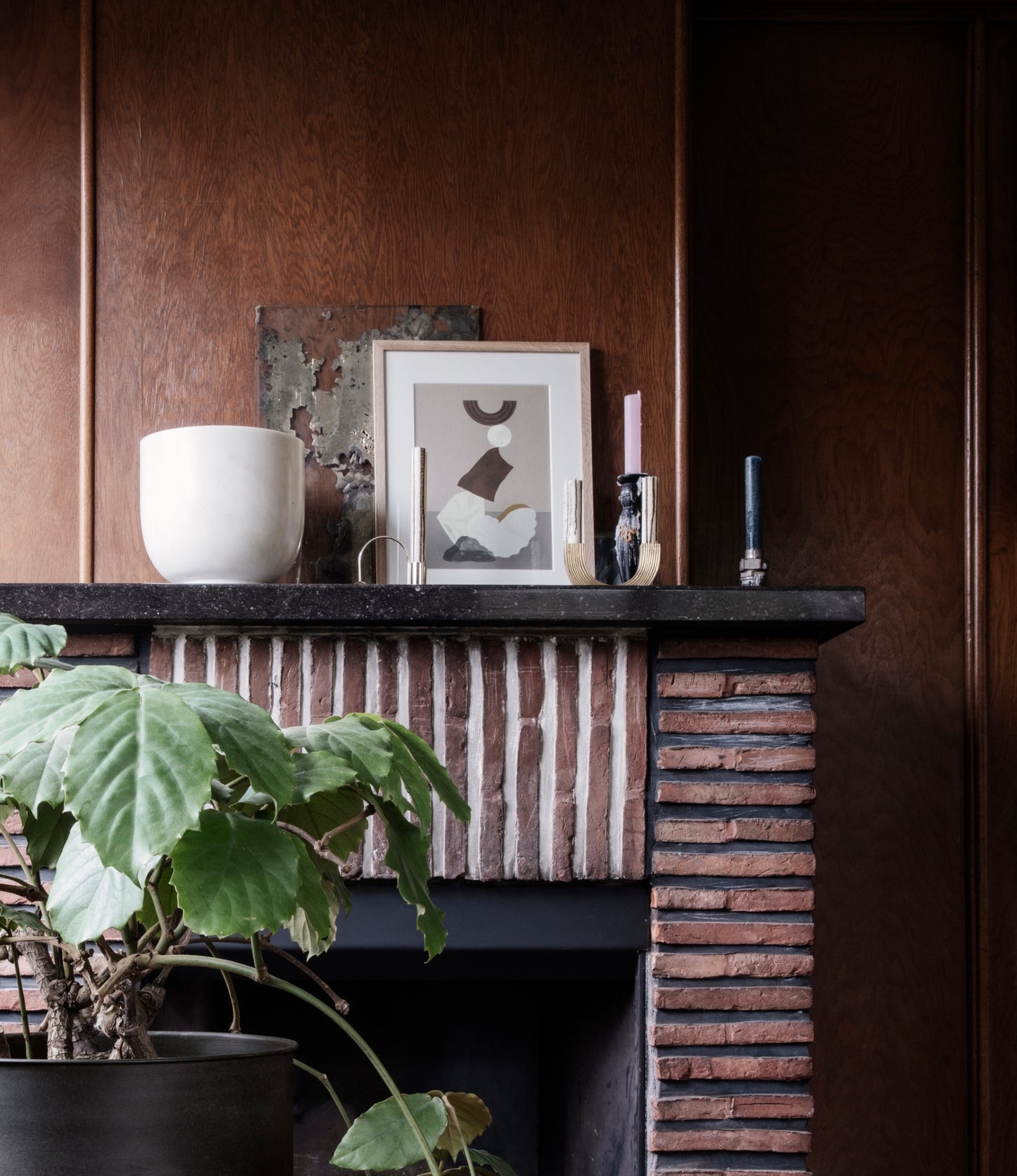 Ferm Living Balance kynttilänjalka kromi