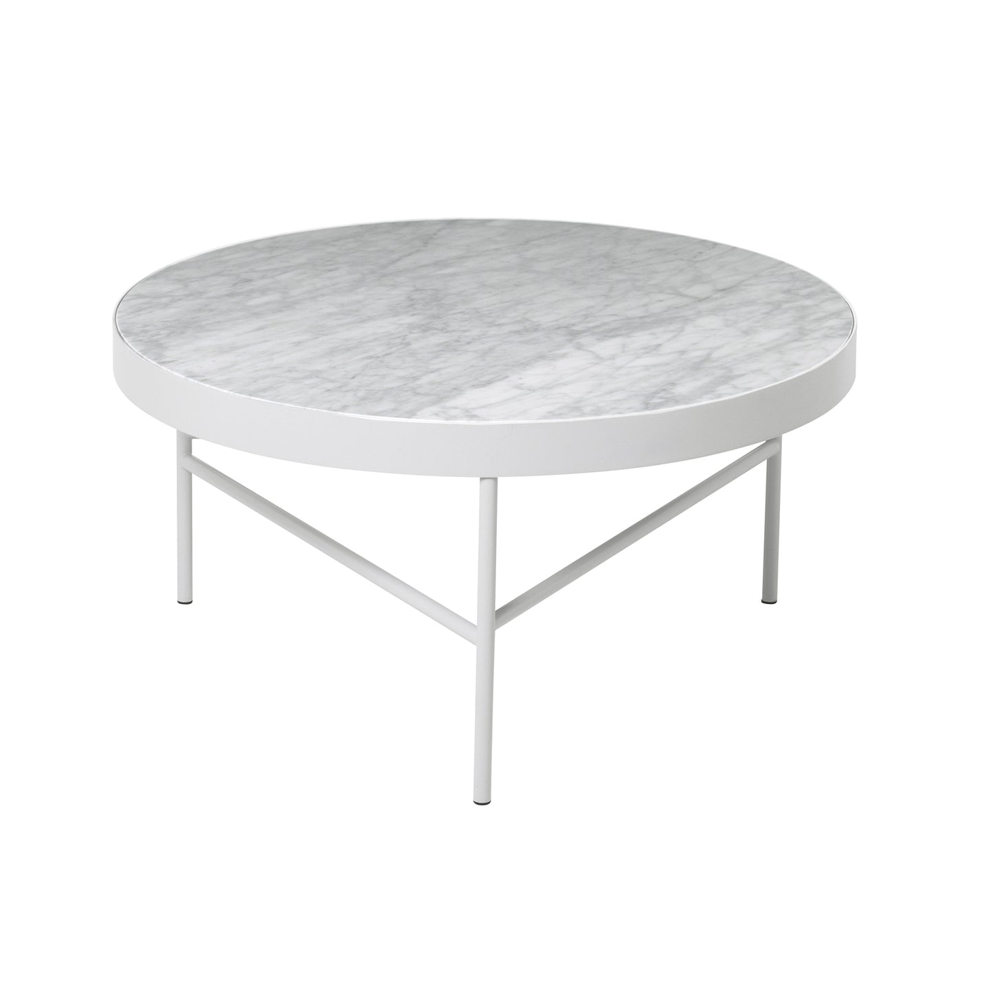 Ferm Living Marble L sohvapöytä valkoinen marmori