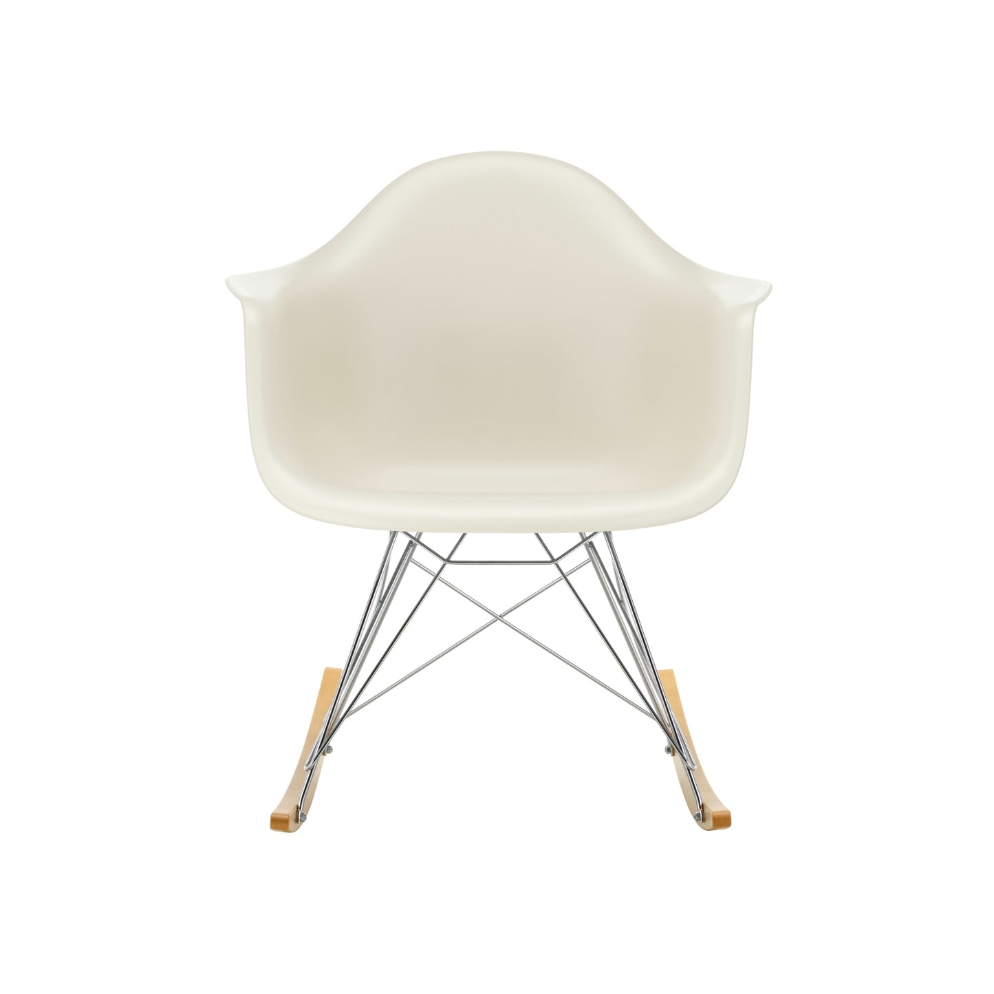 Vitra Eames RAR keinutuoli luonnonvalkoinen/vaahtera
