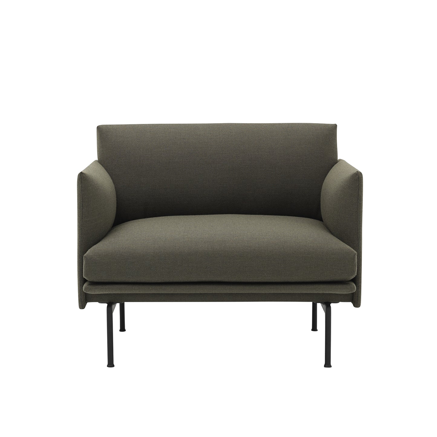Muuto Outline nojatuoli Fiord 961/musta