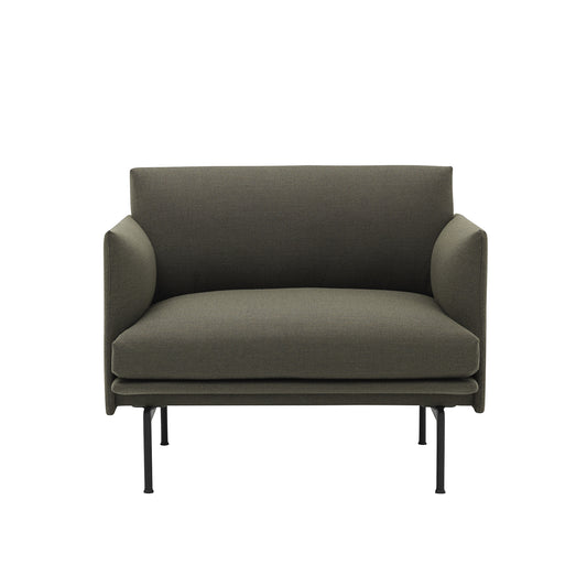 Muuto Outline nojatuoli Fiord 961/musta
